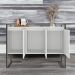 Buffet 3 Portas Rouxe Branco