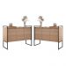 Buffet 3 Portas Rouxe Montana Conjunto 2 Unidades