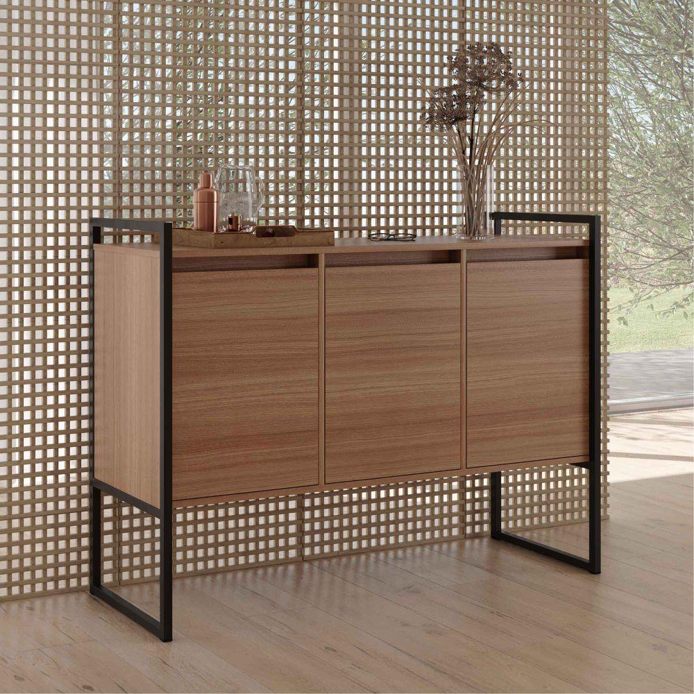 Buffet 3 Portas Rouxe Montana Conjunto 2 Unidades