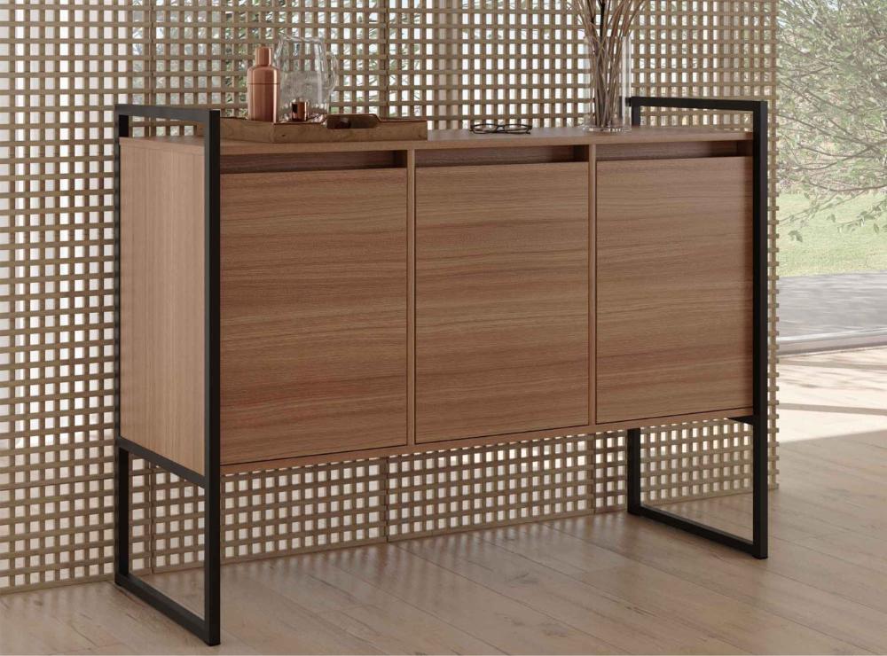 Buffet 3 Portas Rouxe Montana Conjunto 2 Unidades