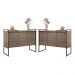 Buffet Industrial 3 Portas Affara Conjunto 2 Unidades