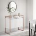 Buffet Junior Industrial 2 Portas Industrial Branco Cobre