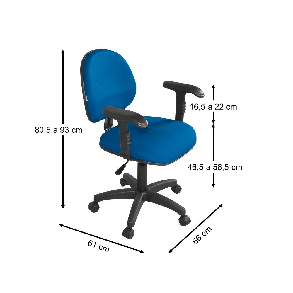 Cadeira Para Escritório Executivo Osaka Azul