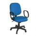 Cadeira Para Escritório Inclinável Diretor Taipei Azul