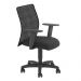 Conjunto 3 Cadeiras Executivas Class New Giratória Six Preta