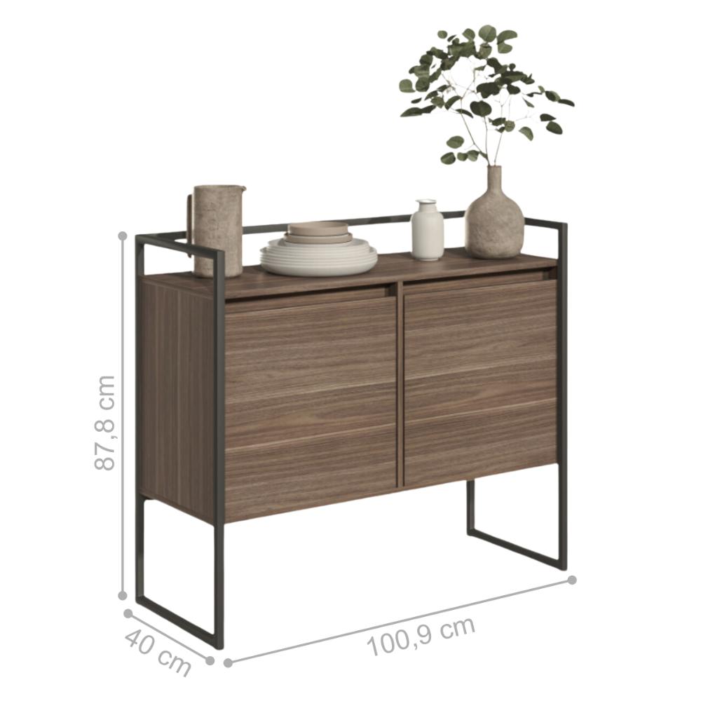 Conjunto Aparador Industrial 2 e 3 portas Affara