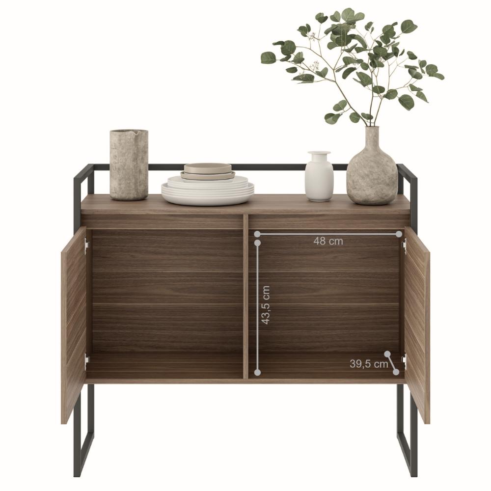 Conjunto Aparador Industrial 2 e 3 portas Affara