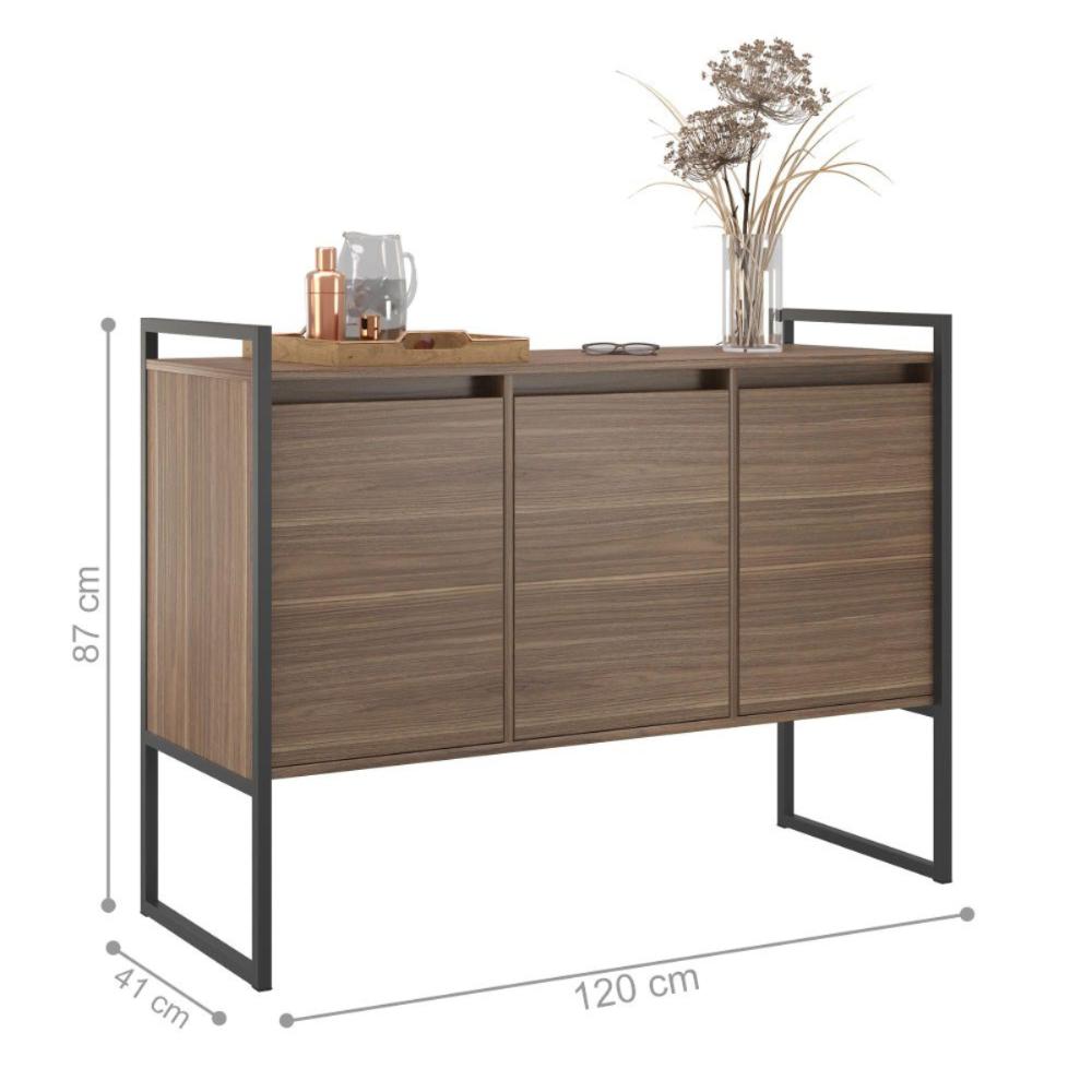 Conjunto Aparador Industrial 2 e 3 portas Affara