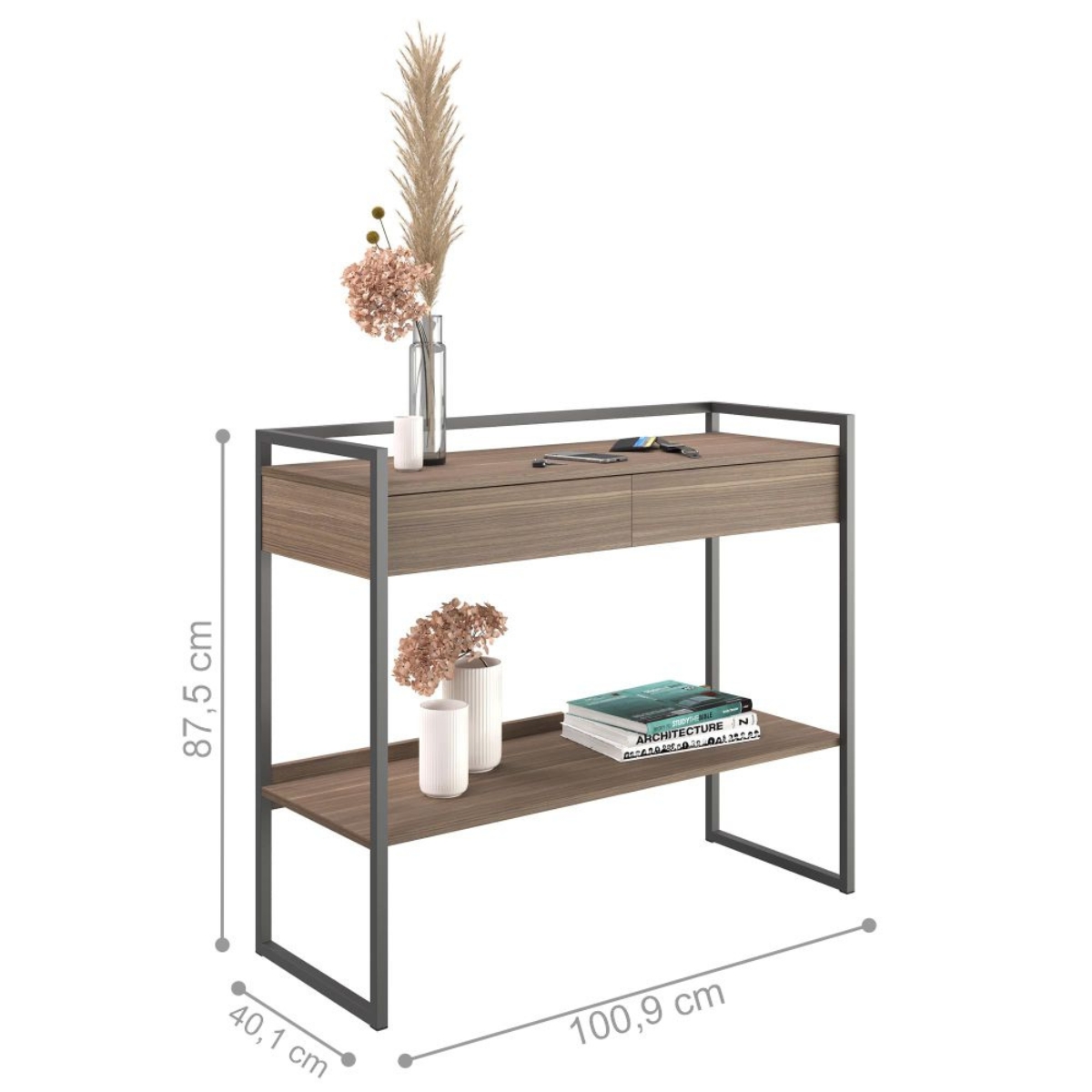 Conjunto Buffet 2 Portas e Aparador Industrial Affara