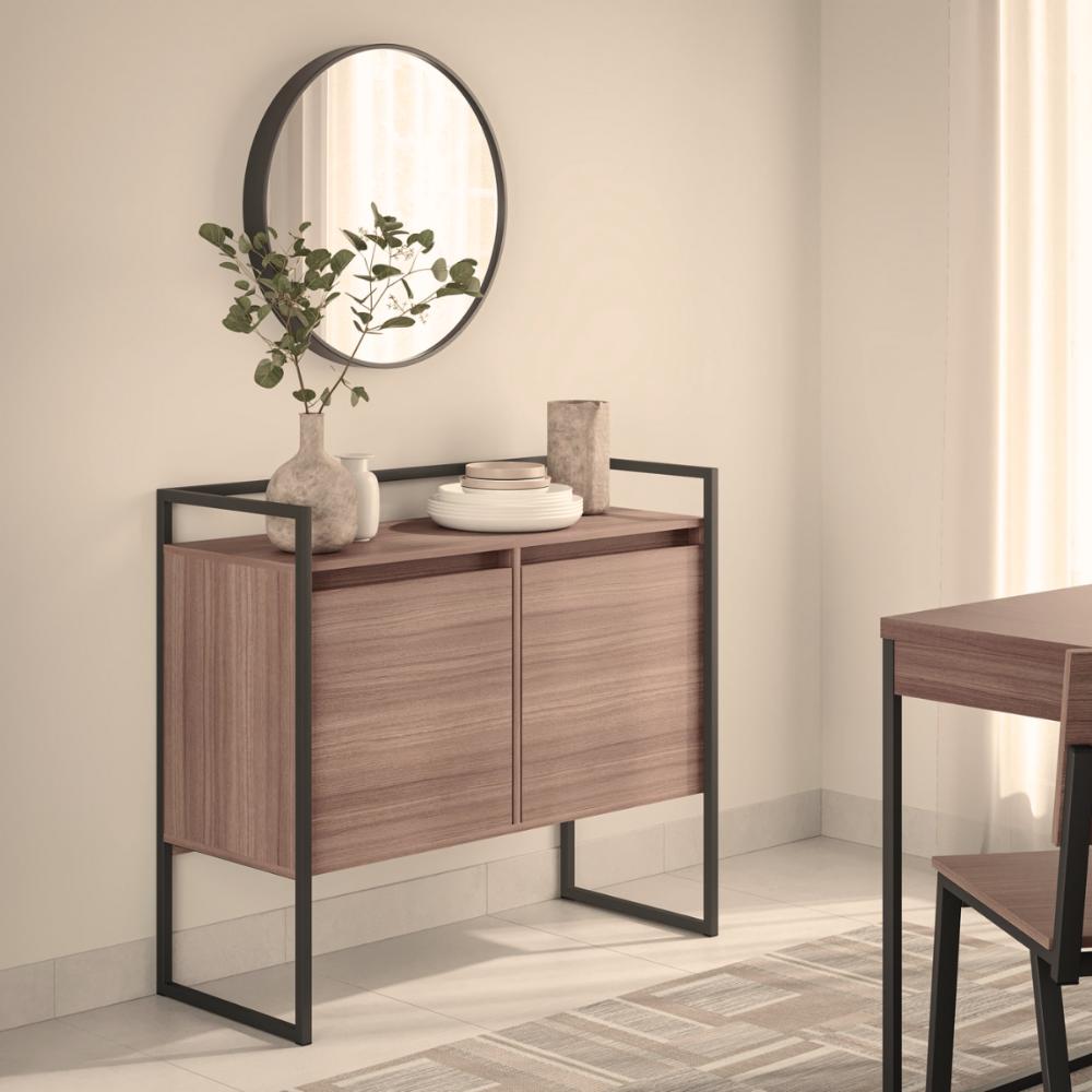 Conjunto Buffet Compacto e Aparador Industrial Montana