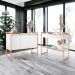 Conjunto Buffet E Aparador Industrial - Bege