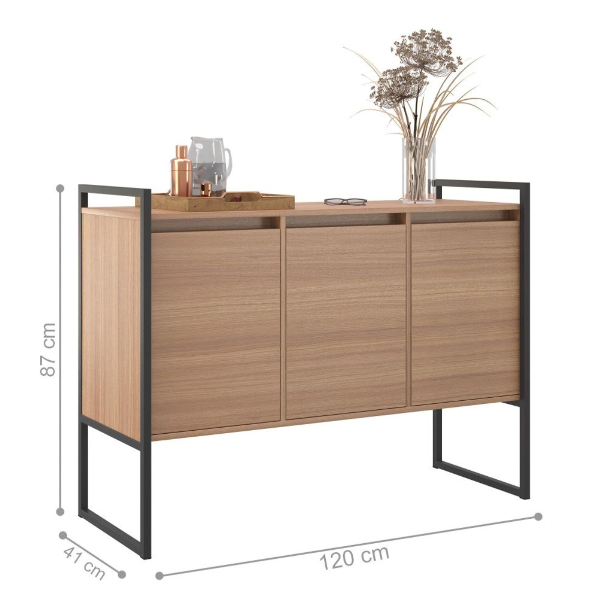 Conjunto Buffet Industrial 2 e 3 portas Montana