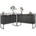 Conjunto Buffet Industrial 2 e 3 portas Preto