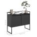Conjunto Buffet Industrial 2 e 3 portas Preto