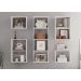 Conjunto Nichos 10 Compartimento Alfa Branco