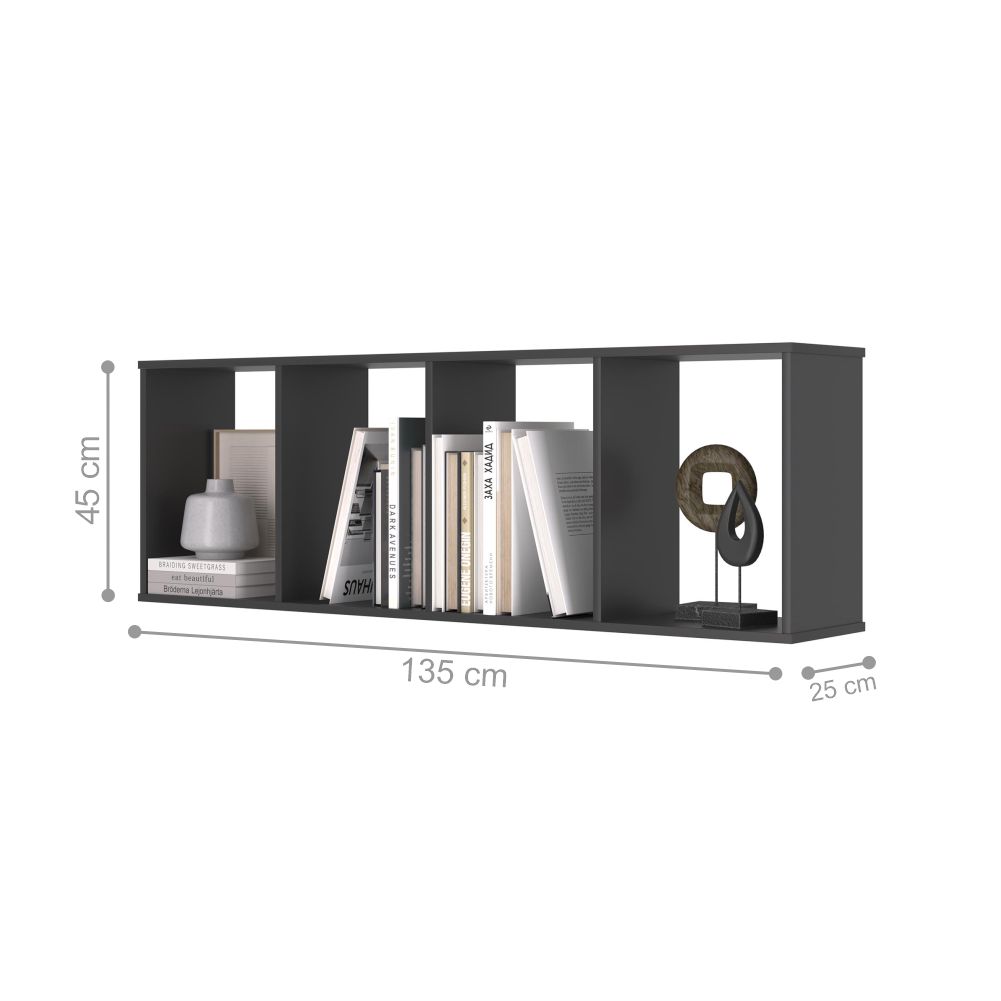 Conjunto Nichos 15 Compartimento Monique Preto Onix