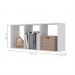 Conjunto Nichos 3 Compartimento Colorado Branco
