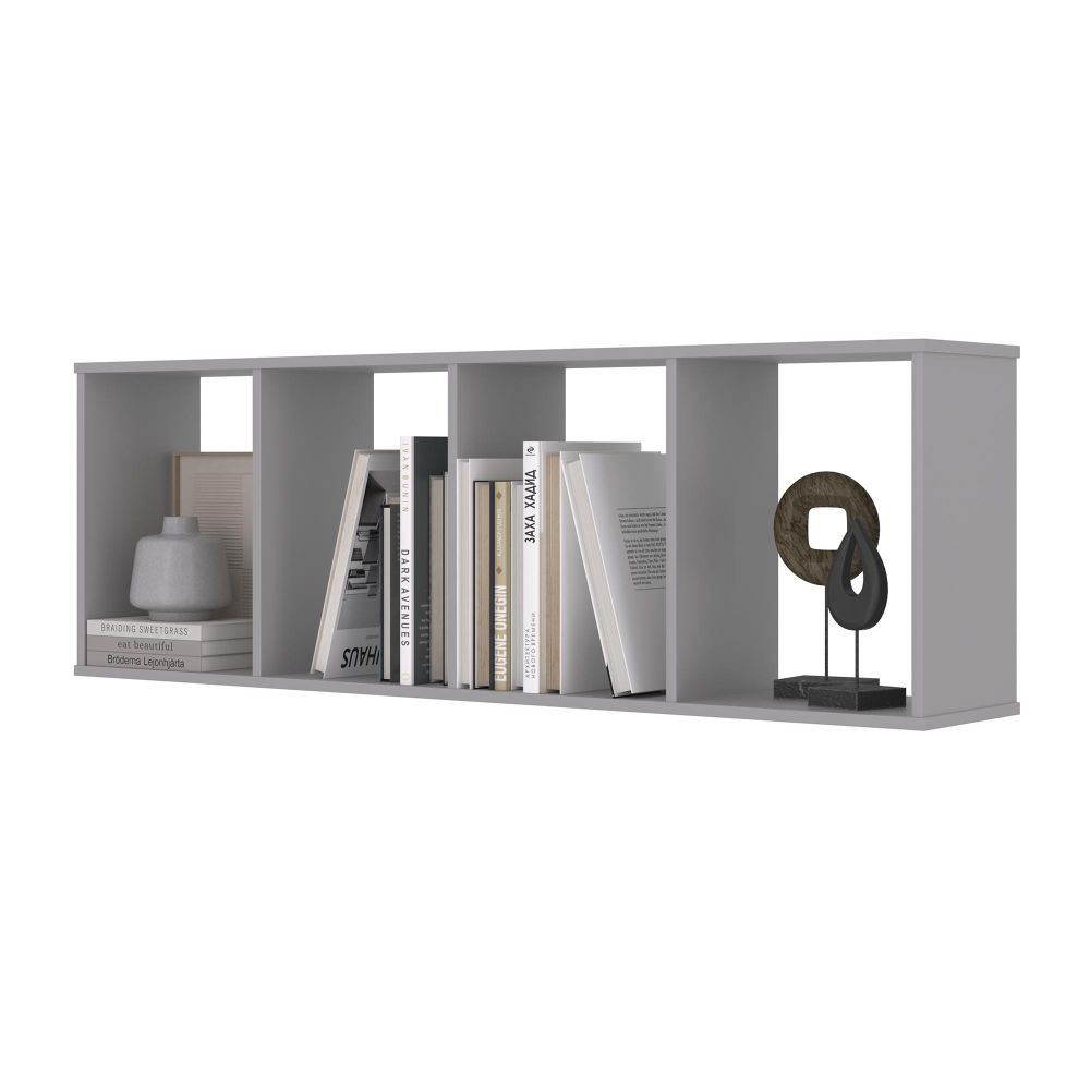 Conjunto Nichos 4 Compartimento Miami Cinza
