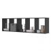 Conjunto de 5 Nichos Hawaii Preto Onix
