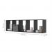 Conjunto de 5 Nichos Hawaii Preto Onix