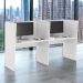 Escrivaninha Office 2 Lugares Letonia Branco
