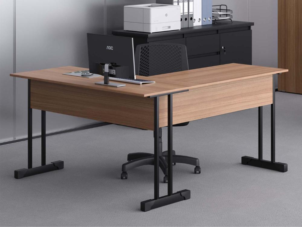 Escrivaninha Para Computador L Com 2 Gavetas Range - Montana