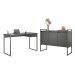 Escrivaninha e Buffet Titani Preto Onix