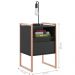 Gaveteiro Industrial com Gaveta Kinfe Preto Cobre