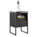 Gaveteiro Industrial com Gaveta Kinfe Preto Onix