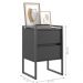 Gaveteiro Industrial com Gaveta Lelly Preto Onix