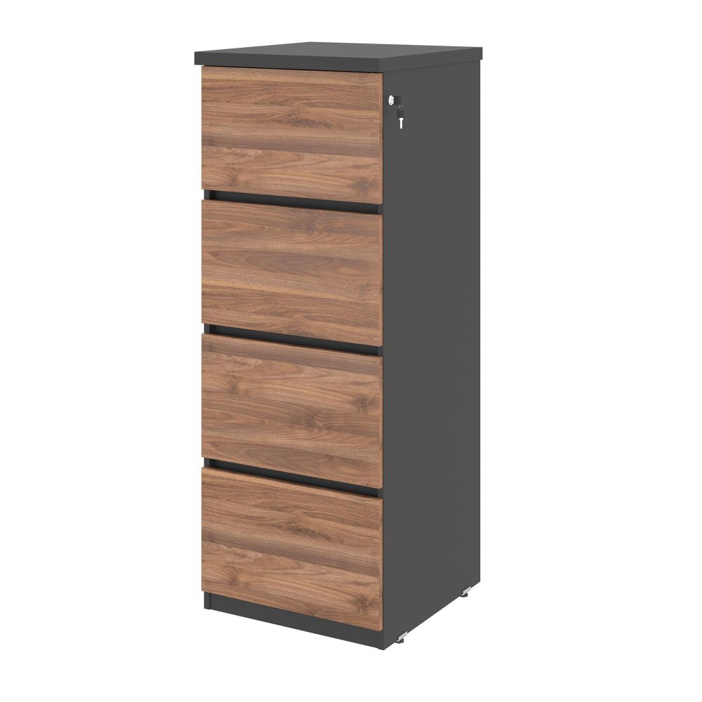 Jogo Arquivo com Mesa de Computador Cuba Noce Preto