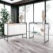 Kit Buffet E Aparador Industral Plis - Branco
