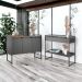 Kit Buffet E Aparador Industral Plis - Preto