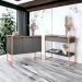 Kit Buffet E Aparador Industral Plis - Preto e Cobre