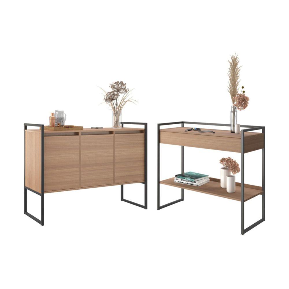 Kit Buffet e Aparador Industral Plis