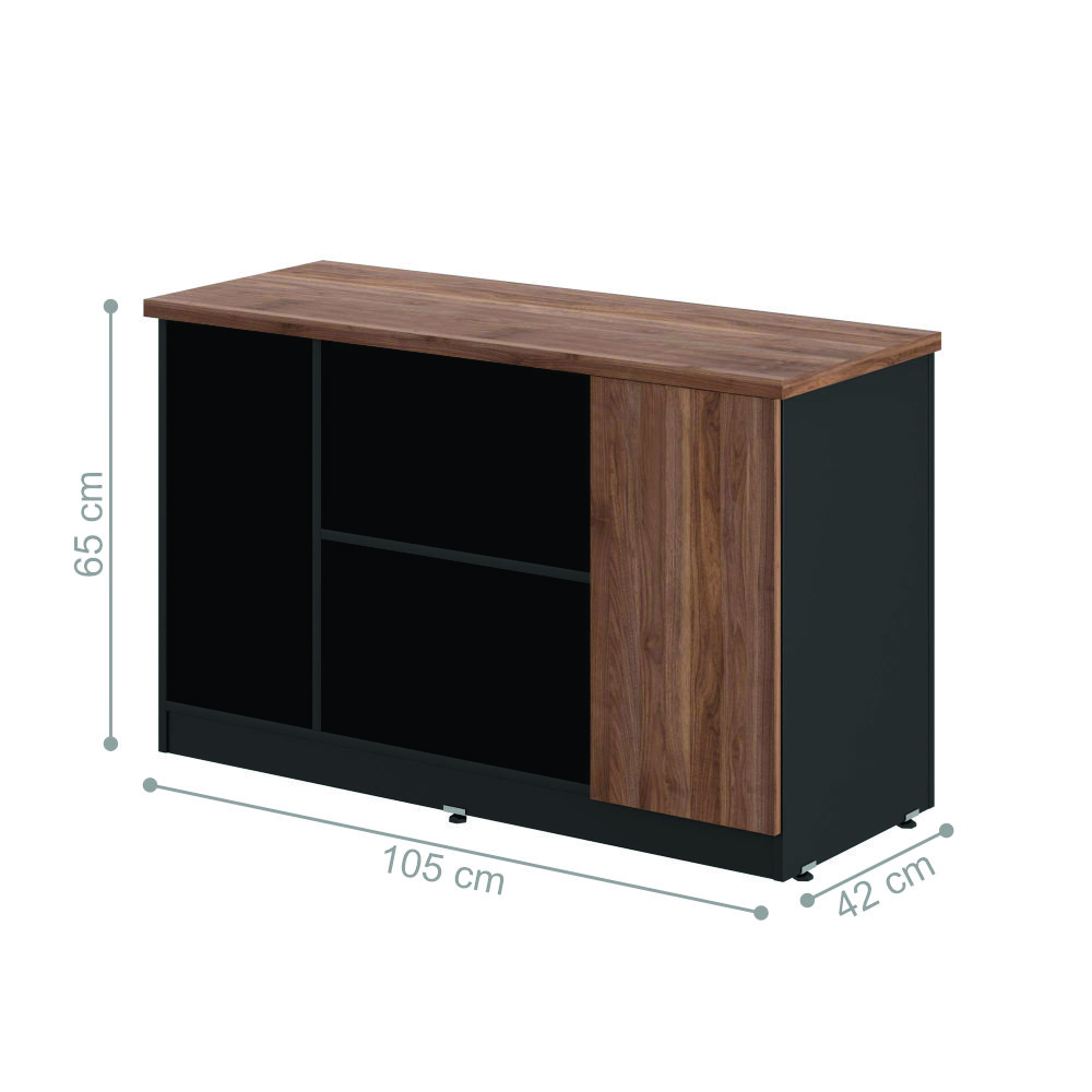 Kit Office Modern Noce Preto