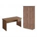 Mesa 1200 com Armario 2 Portas Alpha Noce