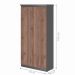 Mesa 1200 com Armario 2 Portas Alpha Noce Preto