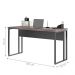Mesa 1200 com Gaveteiro Formosa Freijo Preto