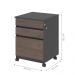 Mesa 1200 com Gaveteiro Formosa Freijo Preto