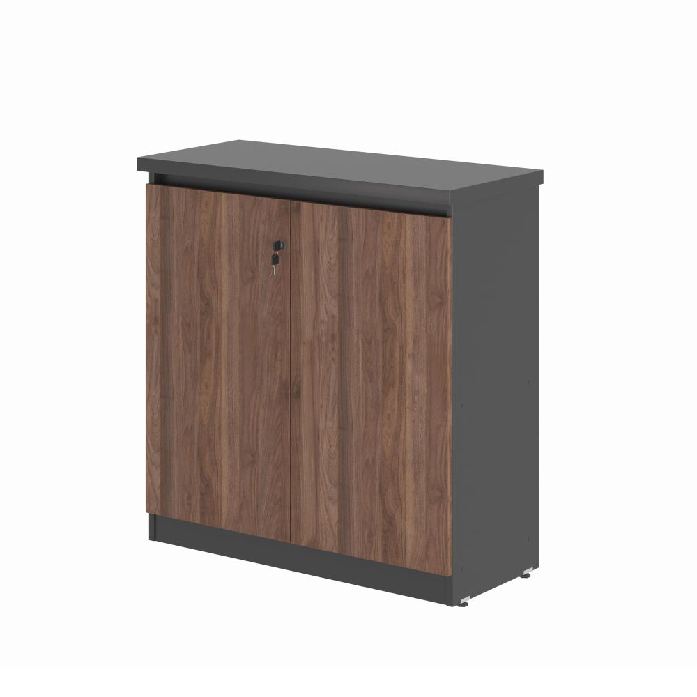 Mesa 1200 e Armário Balcao Maria Noce Preto