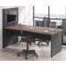 Mesa com Painel Clat Freijo Preto
