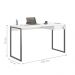 Mesa de Computador com 1 Gaveta Trix 1200 Branco
