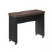 Mesa de Computador com Rodizios Towel Freijo Preto