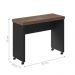 Mesa de Computador com Rodizios Towel Noce Preto