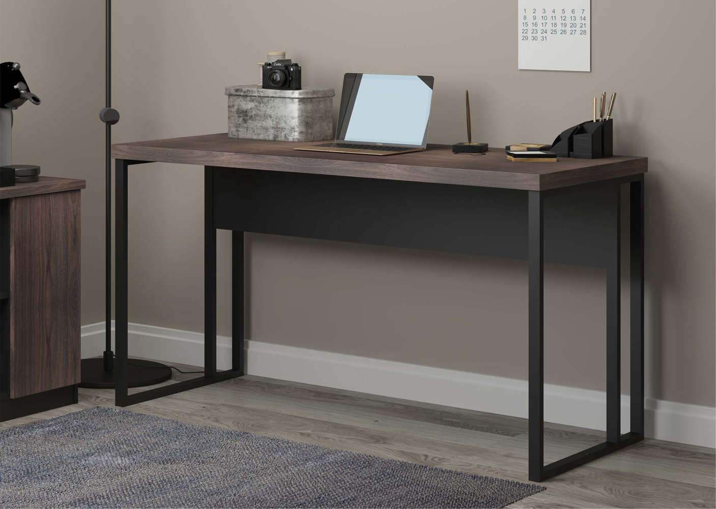 Mesa de Escritorio 1.2 Bloc Freijo Preto