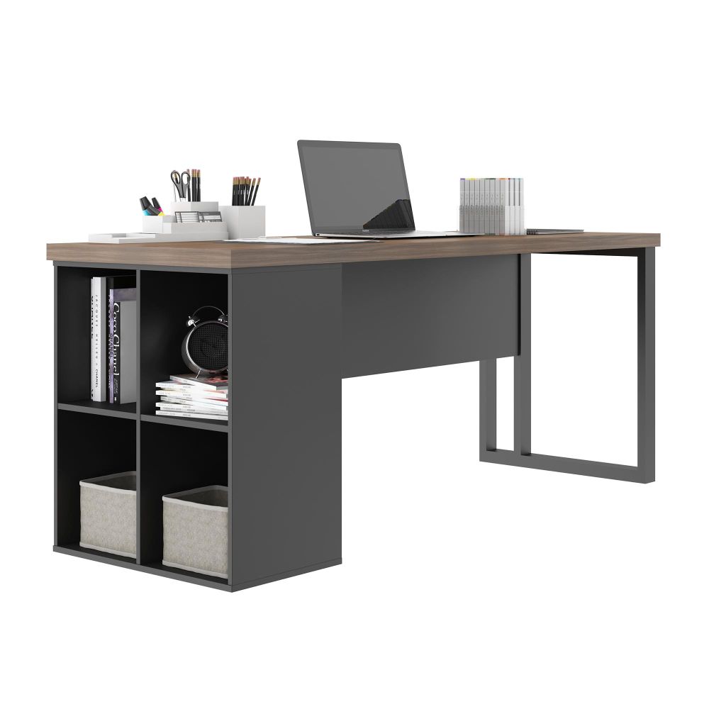 Mesa de Escritorio 1800 Berne Nogueira Preto