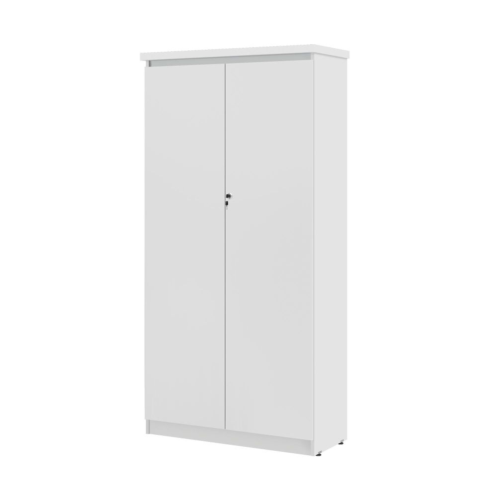 Mesa de Escritorio com Armário 2 Portas Pampulha Branco