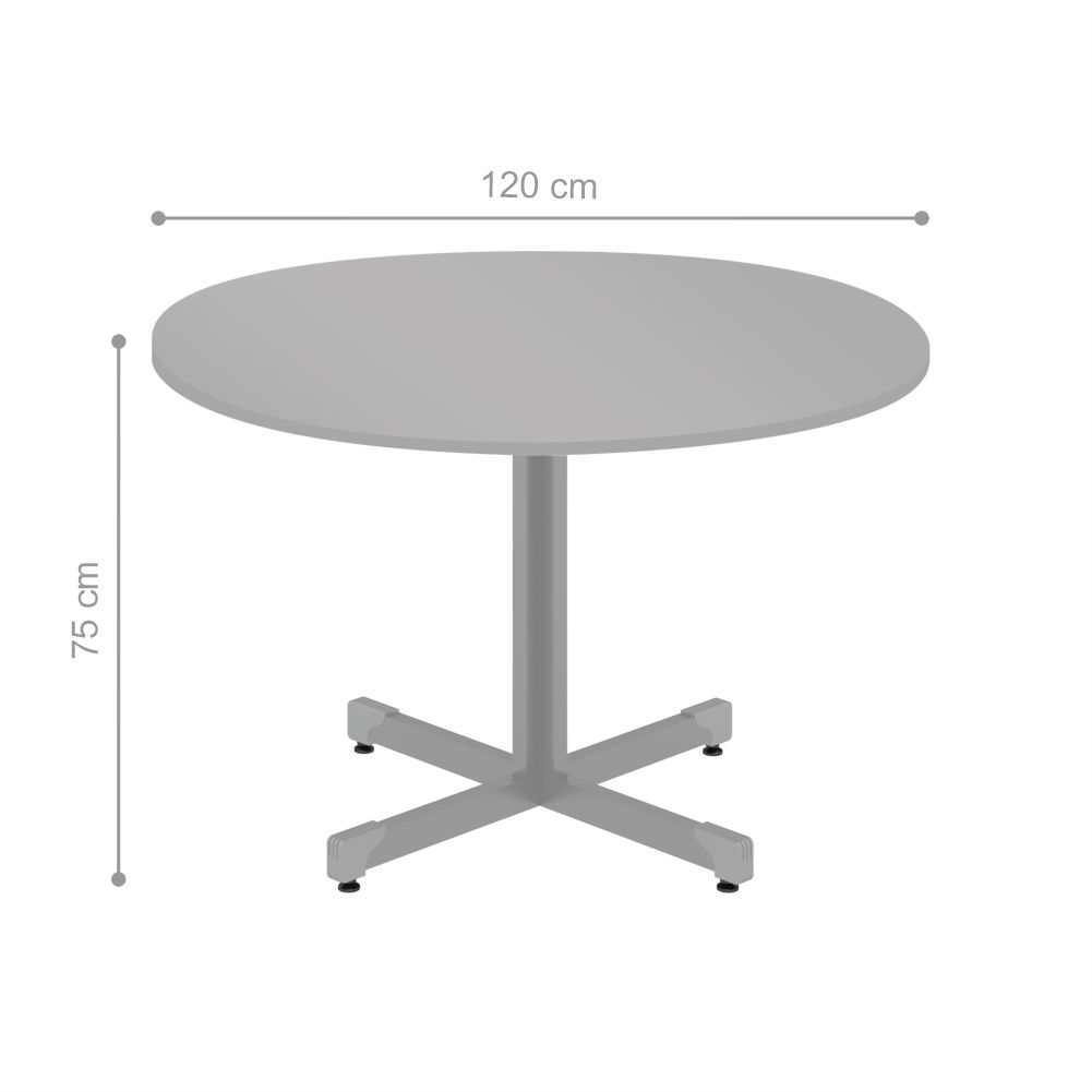 Mesa de Reunião 1.2 Red Cinza