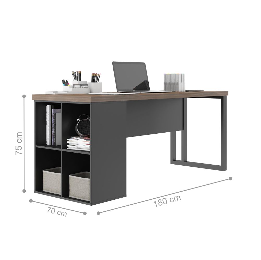Mesa de Reunião 1.80 Silva Nogueira Preto